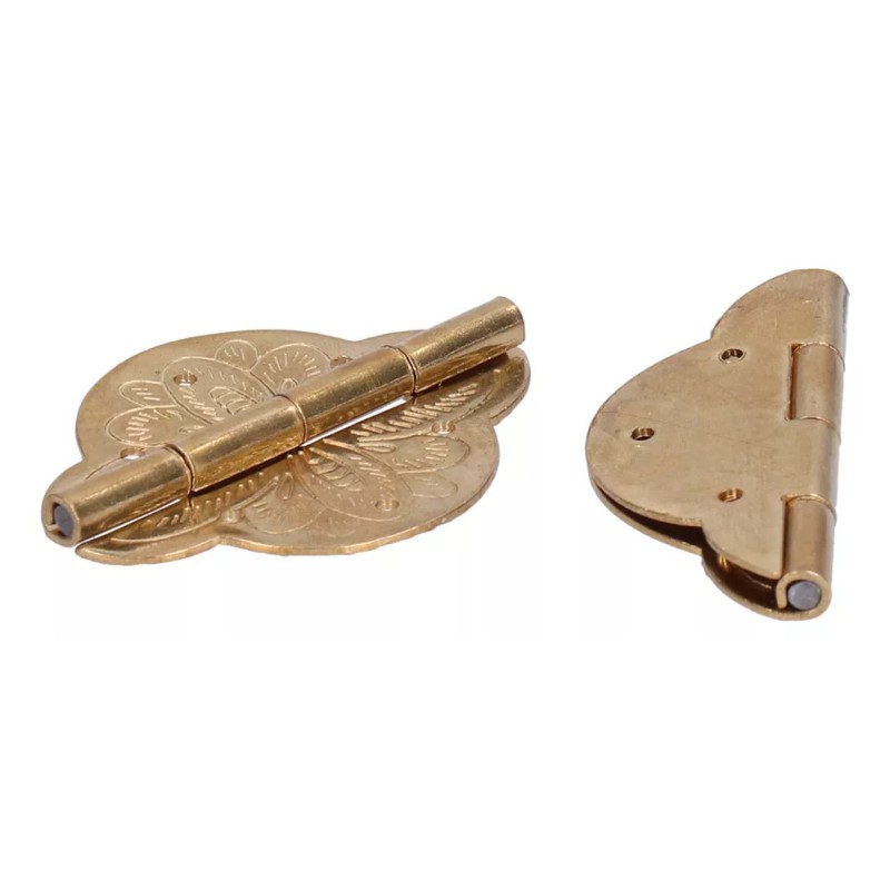 generic Bisagra Antigua De Latón Pequeña De 2 Juegos Para