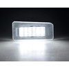 LED number plate light without error message with E-mark, registration