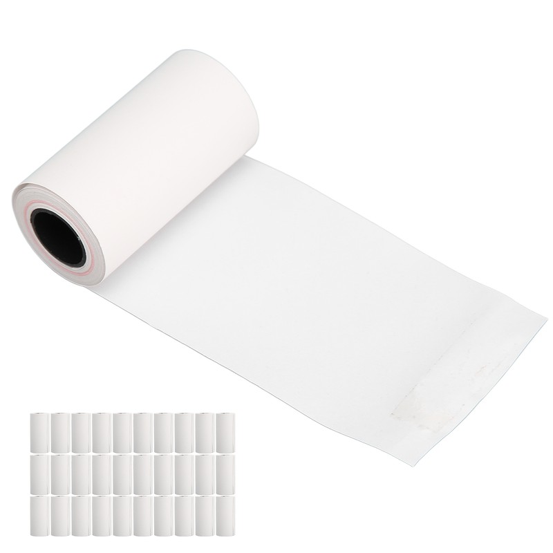 30pcs Thermal Printing Paper 57x30mm Uniform Coating Clear Printing Receipt