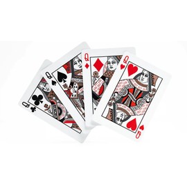 MJM 1st V4 Playing Cards (Red) by Chris Ramsay
