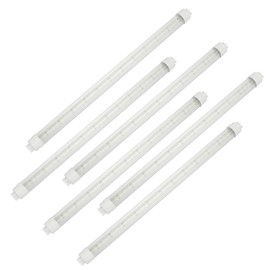 CMLAMPLED 12V DC T8 4000K Led Tube Light 18inch 7W 4000K Natural White,F15T8 Florescent Tube Replacement for Automotive RV Marine Boat (6 Packs)