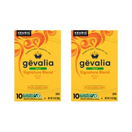 Gevalia Blend Decaf Mild Light Roast K-Cup Coffee Pods, 3.4 Oz (Pack of 2)