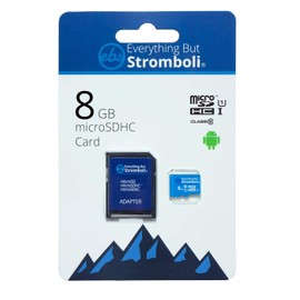 Everything But Stromboli 8GB MicroSD Memory Card Plus Adapter (10 Pack) Class 10, U1, UHS-1, TF Bulk Micro SD Cards for Compatible Dash Cam, GPS, Home Security Cam, Computer, Raspberry Pi, GPS Device