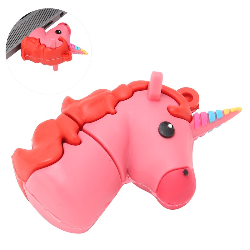 USB 2.0 Flash Drive Pink Cartoon Appearance Data Storage Tool