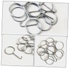 KONTONTY 10pcs Stainless Steel Drain Hook Durable Grate Lifting Tools