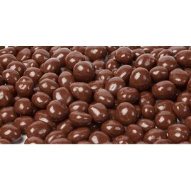 Bayside Candy Milk Covered Chocolate Espresso Beans - Milk Chocolate Covered Roasted Coffee Beans Candy (2LB)