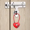 YAODHAOD 2 Pack Combination Lock, 3 Digit Heart Shaped Padlock