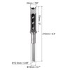 uxcell Square Hole Drill Bit, 7/8" High-Carbon Steel Hollow Chisel