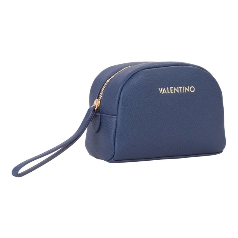 VALENTINO Kulturbeutel FAE Re Soft Cosmetic Case Blu dunkelblau