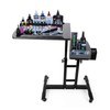 Tattoo Workstation, Double-Top Tattoo Arm Rest Stand Table, Portable and