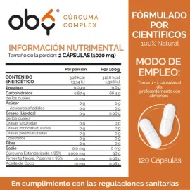 Turmeric Curcuma, Aceite Coco y Pimienta Negra  Extracto Raiz Curcuma Organica Estandarizada al 95 Curcuminoides  Antioxidante Golden Milk Suplemento 