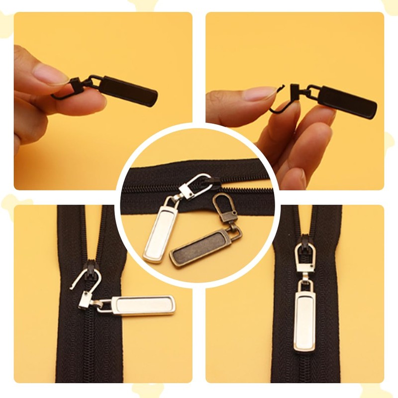 TEOZBLU Pack of 10 Replacement Parts Zip Zip Repair Kit