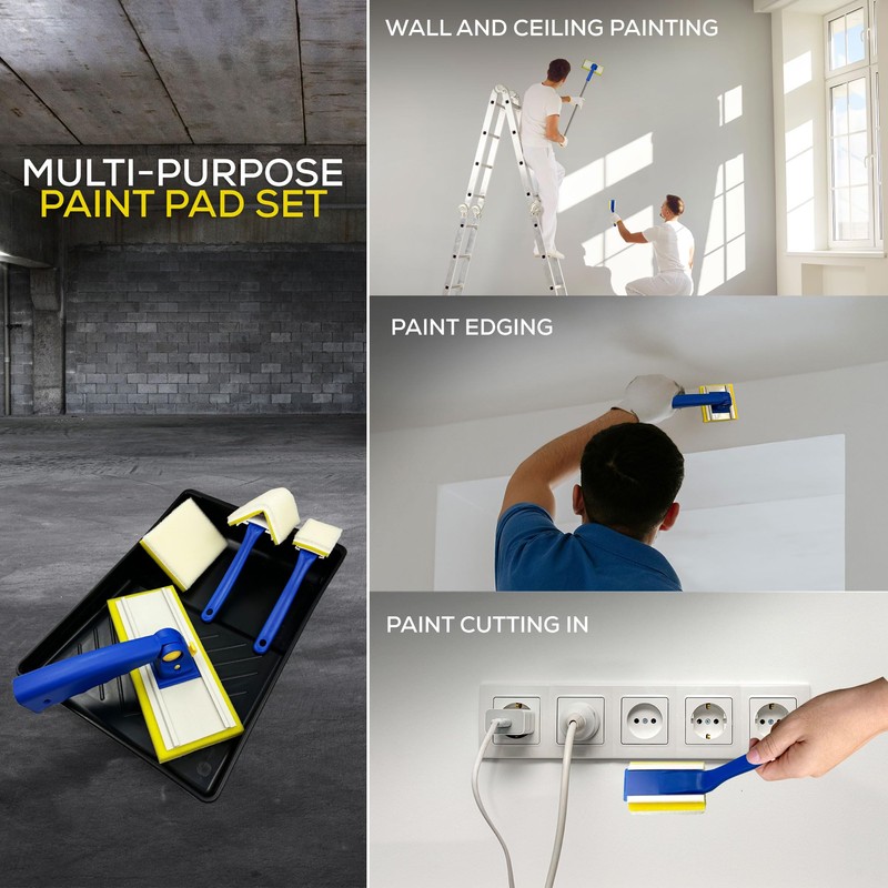 Paint Pad Set - Paint Pads for Walls and Ceilings