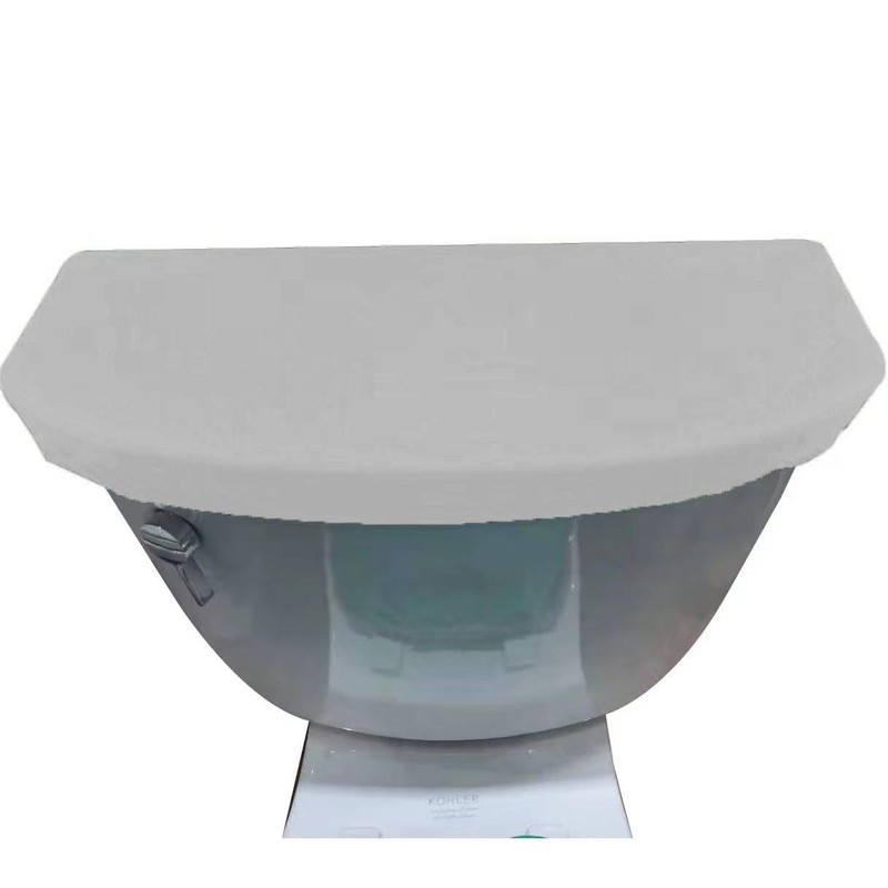Madeals Velvet Toilet Tank Lid Cover Fabric Cover for A
