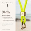 SENLLY Car Key Fob, Original Minimalist Design, Universal Lanyard for