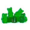 Bayside Candy Individual Colored Gummy Bear Collection (1LB, Green Apple)