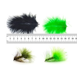 KTGCOZS Pack of 50 Assorted Hackles Rooster Saddle Fly Tying Feathers Materials Fly Tying DIY Materials