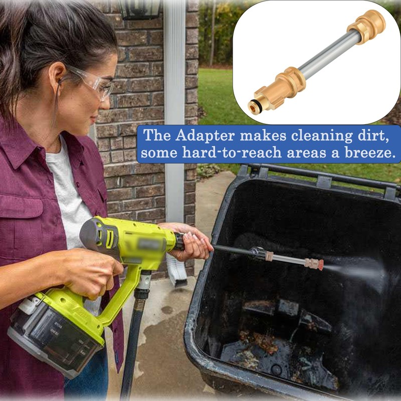 Evangenial 2-Pack Pressure Washer Gun Adapter,with 1/4'' Female Quick Connector,