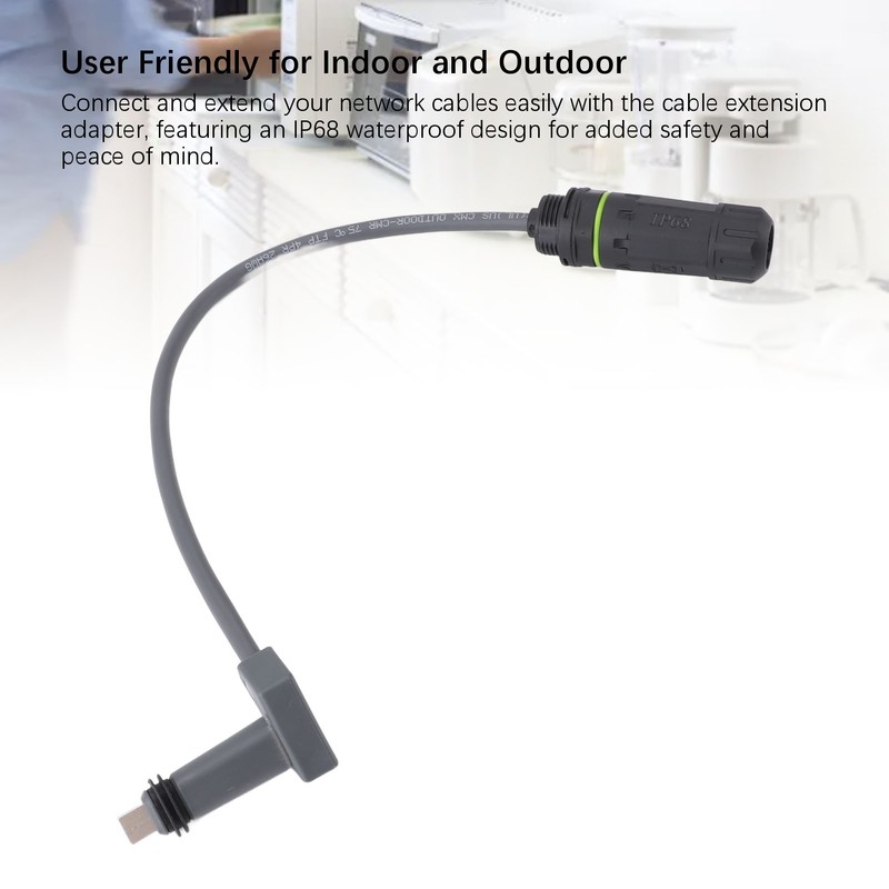 SPX Plug to RJ45 Adapter IP68 Waterproof 1200Mbps Data Transfer