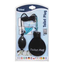 Toiee Toilet Plug Blocks Water Traps So The Toilet Bowl Can Be Filled With Hot Water And A Toiee Descaling Product