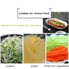 UGpine Scallion Cutter Onion Shred Knife with Stainless Steel Blade,