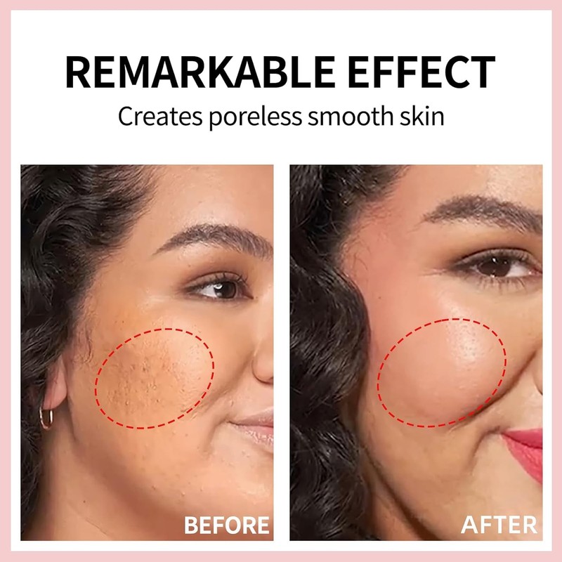 Blurring Balm Matte Primer for Mature Women, Poreless Soft-Focus Effect,