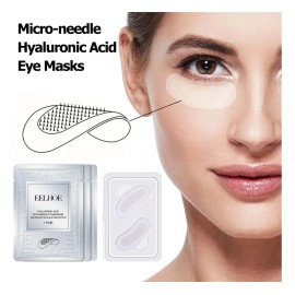 🔥 Parche de ácido hialurónico para ojos con microagujas antiar  Vitaminas y Minerales