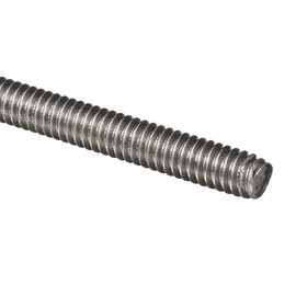 Hyfive 1x M3 Threaded Bar/Rod in A2 Stainless Steel 200mm, Thread Pitch 0.5mm