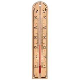 Indoor Thermometer for Hanging Wood