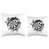 Darts Streetart Dartist Throw Pillow