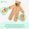 Fleece Baby Bunting Bodysuit – Infant One Piece Kids Hooded