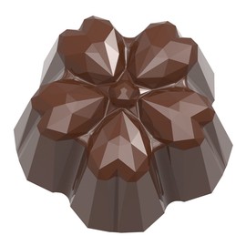 Chocolate World 1918 Sakura Origami Polycarbonate Chocolate Mold with 21 Cavities, Each 31x30 x 15mm High