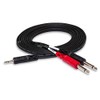 Hosa CMP-159 3.5 mm TRS a Dual 1/4" TS Stereo