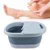 Foldable Foot Bath Basin with Massage Acupoint PP Silicone Foot