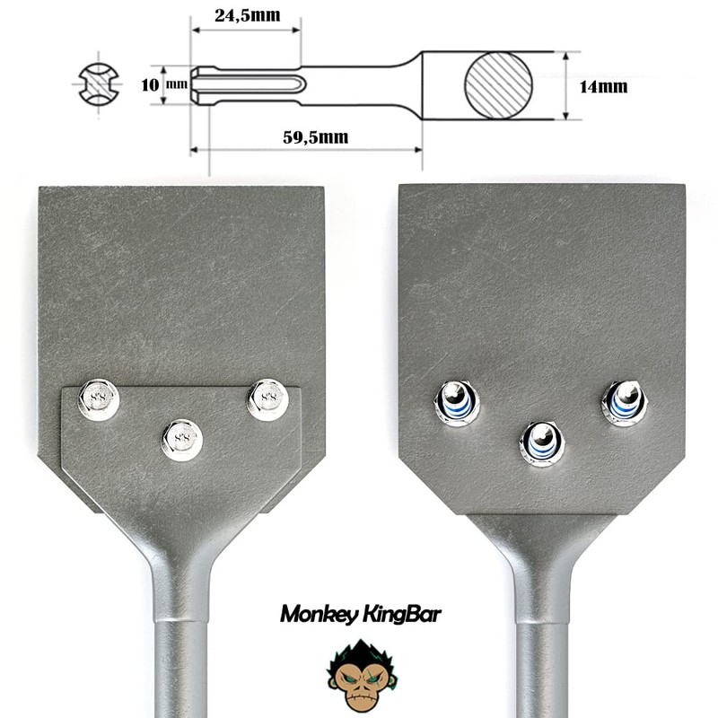 Monkey King Bar- Sds Plus Bits 4 Inch Wide -(4"x10")