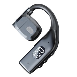 Sport Earbuds,Over The Ear Wireless Earbuds - Sweatproof Headphone with Display Noise Cancelling Earpiece for Swimming Working Motorcycle Workout Fitness Gym Women