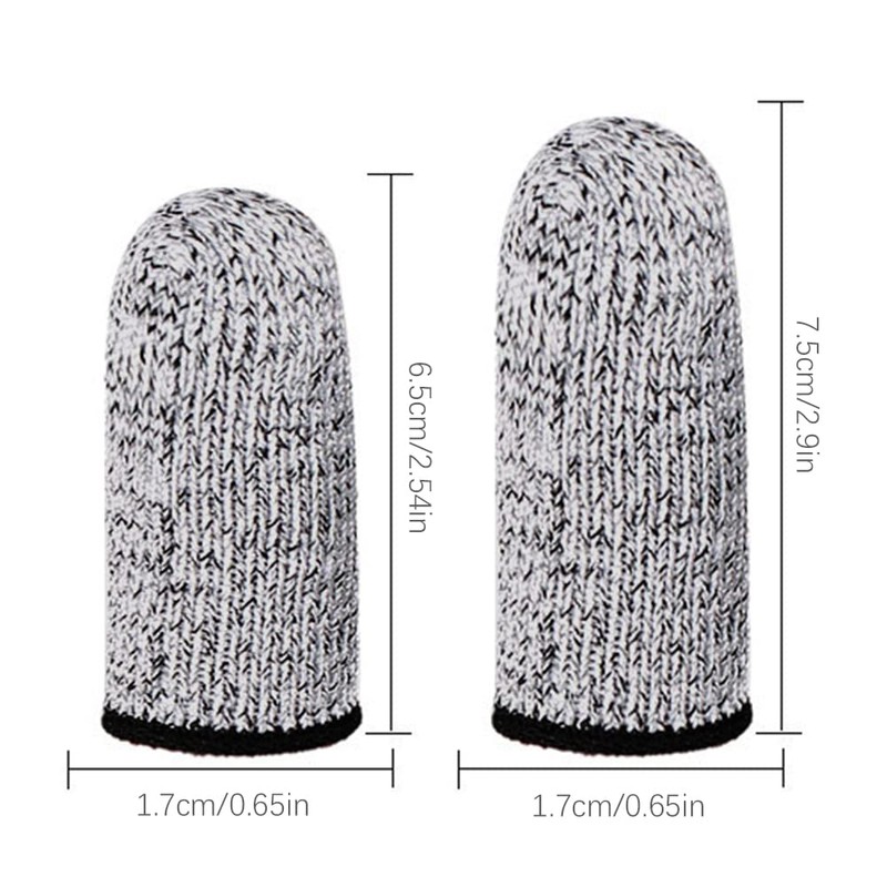 Finger Cots Cut Resistant Protector - 20 Pcs Finger Covers