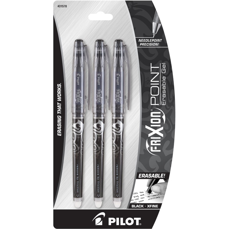 PILOT FriXion Point Erasable & Refillable Gel Ink Pens, Extra