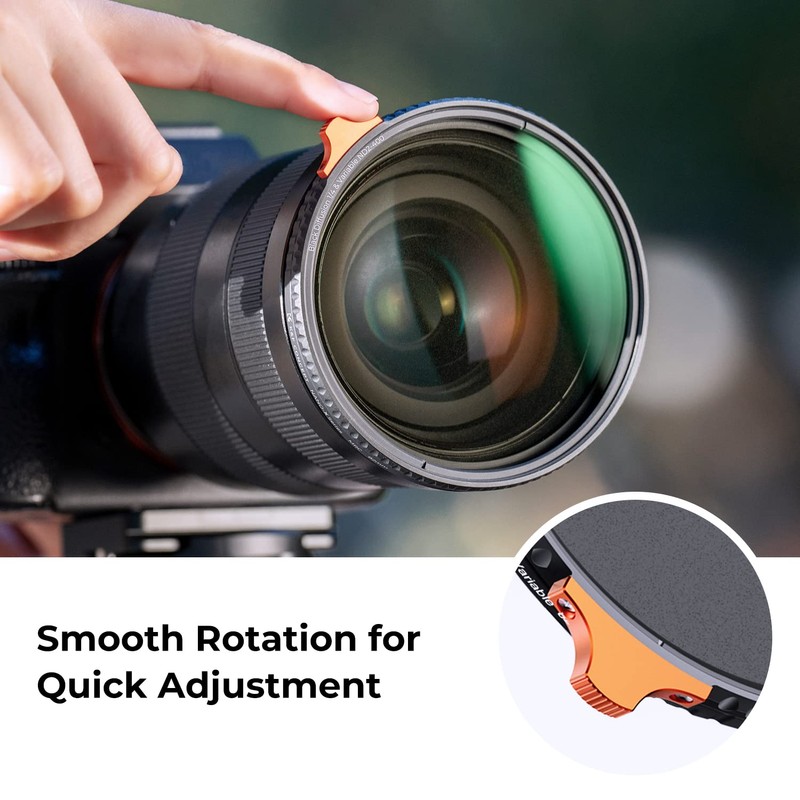 K&F Concept 55mm Black Diffusion Mist 1/4 Effect & Variable