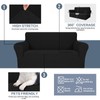 JIVINER Stretch Sofa Covers 1 Piece Couch Covers for 3