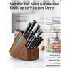 Cook N Home Basics, Acacia Wood Cutlery Storage Block without