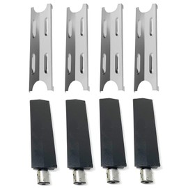 Shengyongh SSBG179A (4-Pack) Stainless Steel Heat Plate and Cast Iron Burner for Master Forge BG179A, BG1793B-A Grill