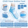 Suzzipad Cold Therapy Socks and Hand Ice Pack, Cooling Gloves