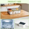 ERABAY Chilled Portable Snackle Box container, Divided Serving Tray, Beach