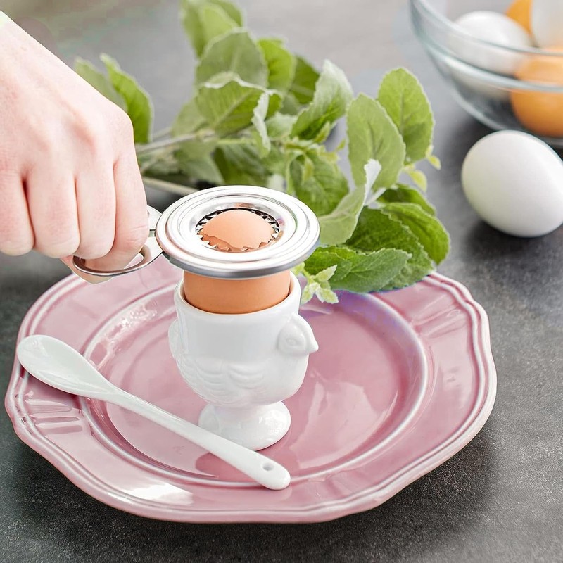 Stainless Steel Egg Scissor, Egg Opener, Egg Topper Cutter, Dishwasher
