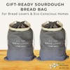 Sato store Bags for Homemade Bread - Reusable Bread Storage