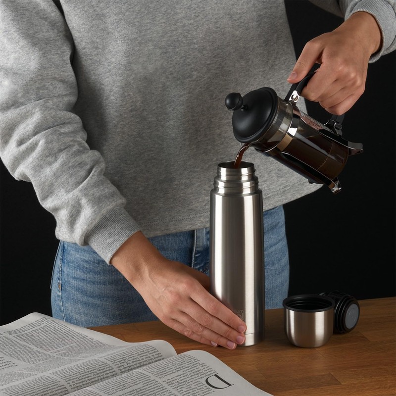 Blumtal Eifel Stainless Steel, Leak-Proof Thermos Flask with Drinking Cup