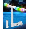 2025 Upgrade Higher Pool Fountain with Lights for Above Ground/Inground