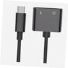 KOMBIUDA to Audio Adapter USB C Headphone and Charging Converter