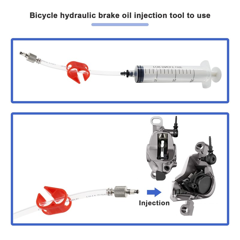 ECSiNG 2 Sets Bicycle Brake Bleed Kit Compatible with SRAM